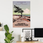 Provinciepark Killbeer Poster (Thuiskantoor)