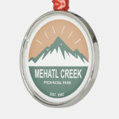 Provinciepark Mehatl Creek Metalen Ornament (Links)