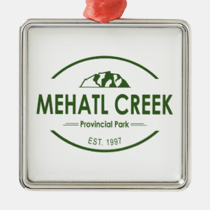 Provinciepark Mehatl Creek Metalen Ornament
