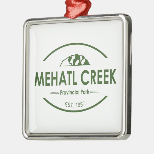 Provinciepark Mehatl Creek Metalen Ornament (Links)