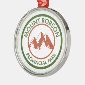 Provinciepark Mount Robson Metalen Ornament (Links)
