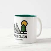 Provinciepark Mount Robson Tweekleurige Koffiemok (Voorkant rechts)
