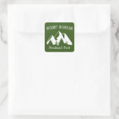 Provinciepark Mount Robson Vierkante Sticker (Tas)