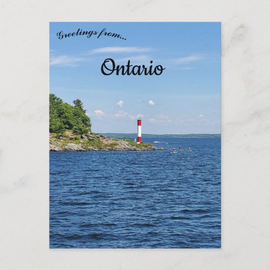 Provinciepark Ontario Briefkaart (Voorkant)