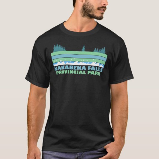 Provinciepark Ontario Kakabeka Herfsten T-shirt (Voorkant)