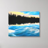 Provinciepark Pisew Herfsten | Canada Canvas Afdruk (Voorkant)