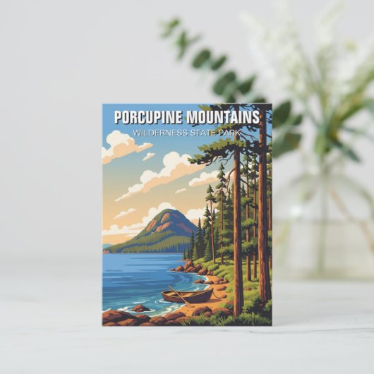 Provinciepark Porcupine Mountains Wilderness Briefkaart (Staand voorkant)