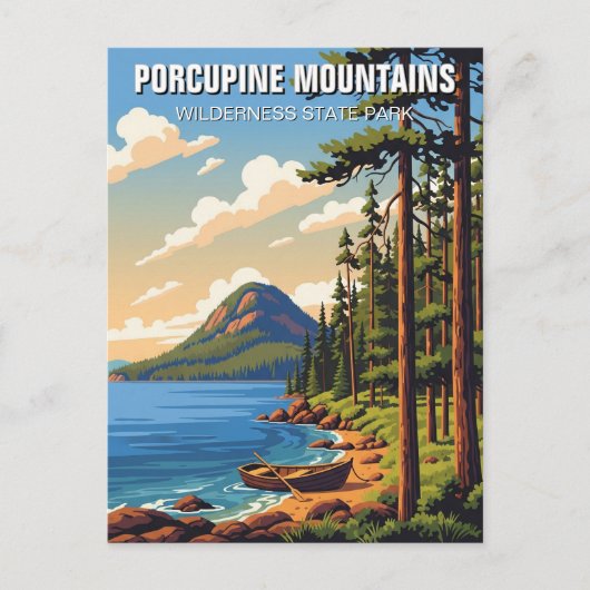 Provinciepark Porcupine Mountains Wilderness Briefkaart (Voorkant)