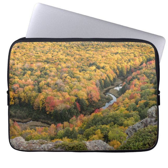 Provinciepark Porcupine Mountains Wilderness Laptop Sleeve (Voorkant)
