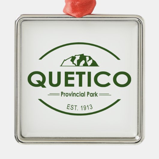 Provinciepark Quetico Metalen Ornament (Voorkant)