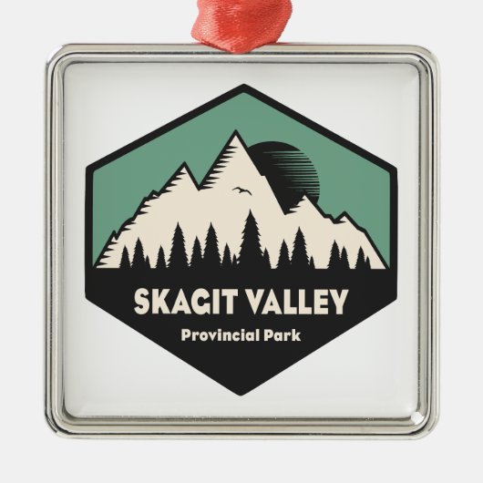 Provinciepark Skagit Valley Metalen Ornament (Voorkant)