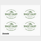 Provinciepark Skagit Valley Ovale Sticker (Vel)