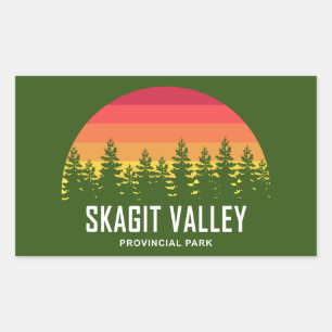 Provinciepark Skagit Valley Rechthoekige Sticker