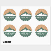 Provinciepark Skagit Valley Ronde Sticker (Vel)