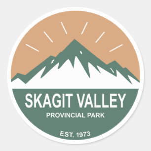 Provinciepark Skagit Valley Ronde Sticker