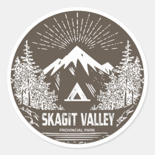Provinciepark Skagit Valley Ronde Sticker