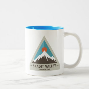 Provinciepark Skagit Valley Tweekleurige Koffiemok