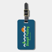 Provinciepark van de provincie Skagit Bagagelabel (Voorkant verticaal)