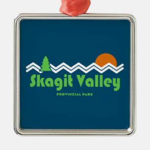 Provinciepark van de provincie Skagit Metalen Ornament