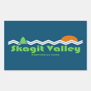 Provinciepark van de provincie Skagit Rechthoekige Sticker