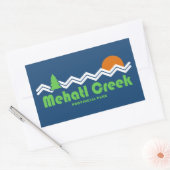 Provinciepark van Mehatl Creek Rechthoekige Sticker (Envelop)
