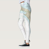 Provincietown Harbour Nautische kaart 13249 Leggings (Links)