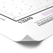 Provincietown Harbour Nautische kaart 13249 Poster (Hoek)