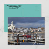 Provincietown, MA Briefkaart (Voorkant / Achterkant)