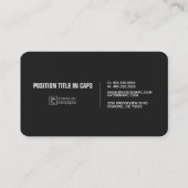 Provisieconcepten - Corporate Kaart Visitekaartje (Achterkant)