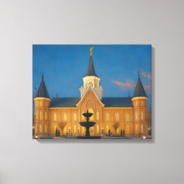 Provo City Center Temple Painting™ LDS Art Canvas Afdruk