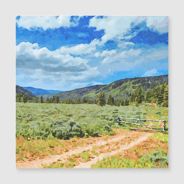 Provo River Valley in het Uinta-gebergte (Voorkant)