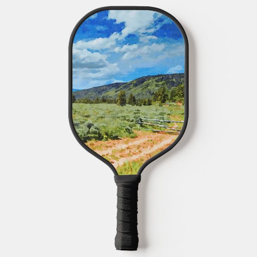 Provo River Valley in het Uinta-gebergte Pickleball Paddle (Achterkant)
