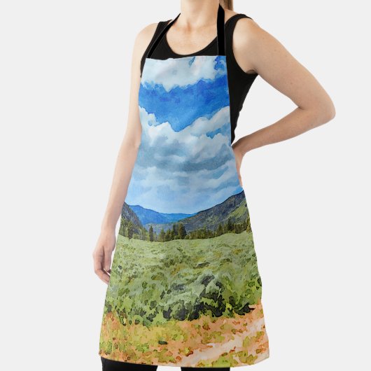 Provo River Valley in het Uinta-gebergte Schort (Insitu)