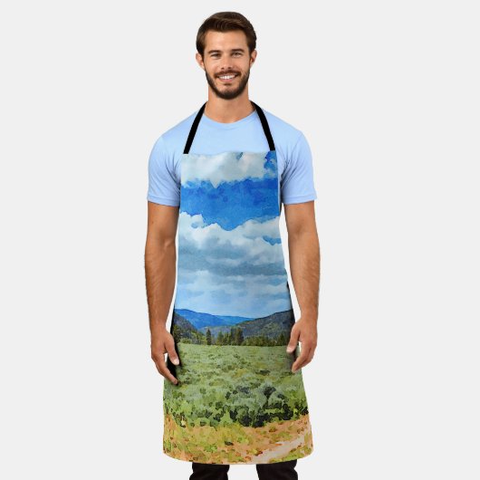 Provo River Valley in het Uinta-gebergte Schort (Gedragen)