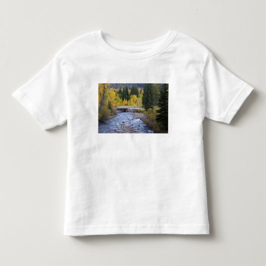 Provo-rivier en espbomen kinder shirts (Voorkant)