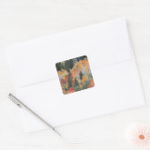 Provo-rivier en espelbomen vierkante sticker (Envelop)