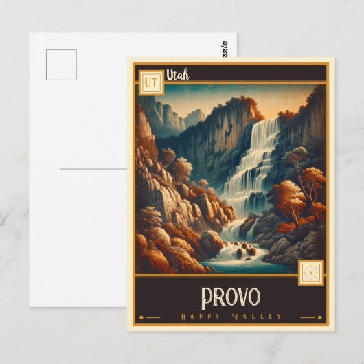 Provo, Utah |  Briefkaart (Voorkant / Achterkant)