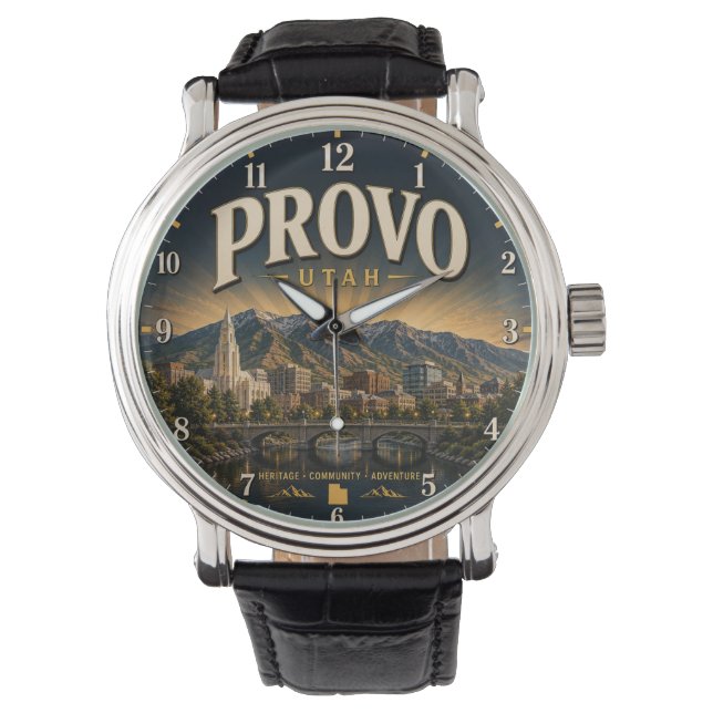 Provo Utah  Horloge (Voorkant)