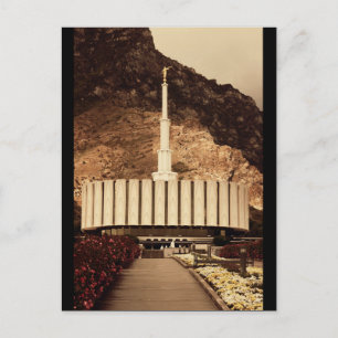 Provo, Utah LDS Temple Briefkaart