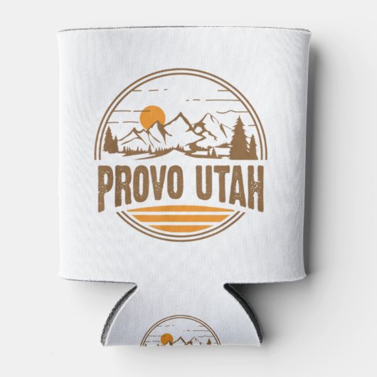  Provo, Utah Mountain Hiking Souvenir Print Blikjeskoeler (Voorkant)
