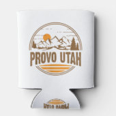  Provo, Utah Mountain Hiking Souvenir Print Blikjeskoeler (Achterkant)