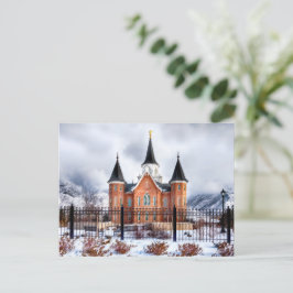 Provo Utah Souvenir Stadscentrum Temple Briefkaart