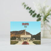 Provo Utah Temple  Briefkaart (Staand voorkant)