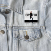Provocateur Album Hoesje 2 Inch Square Button (In situ)
