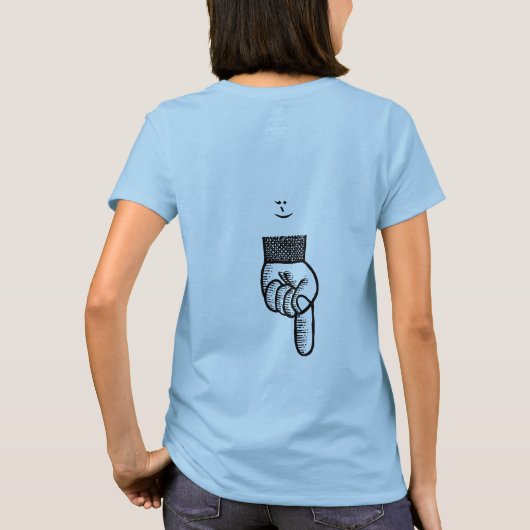 provocatie t-shirt (Achterkant)