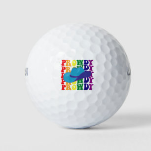 Prowdy Rodeo Hallo Cowboy Cowgirl LGBTQ Westers  Golfballen