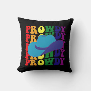 Prowdy Rodeo Hallo Cowboy Cowgirl LGBTQ Westers  Kussen