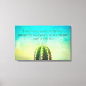 ProWelvaart Mantra Cactus Canvas Print (Voorkant)