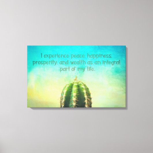 ProWelvaart Mantra Cactus Canvas Print (Voorkant)