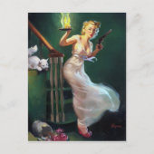 Prowler Pin Up Briefkaart (Voorkant)